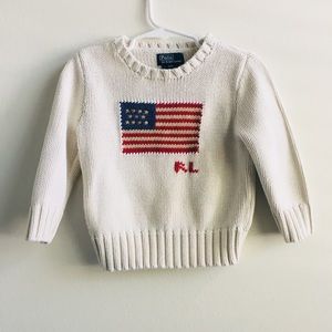 Polo Ralph Lauren American Flag Sweaters 3T (2)